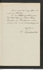 Nachlass Franz Steindachner, Brief von Franz Liechtenstern an Franz Steindachner (24.01.1881), Inv.Nr. 303.01, Seite 3
